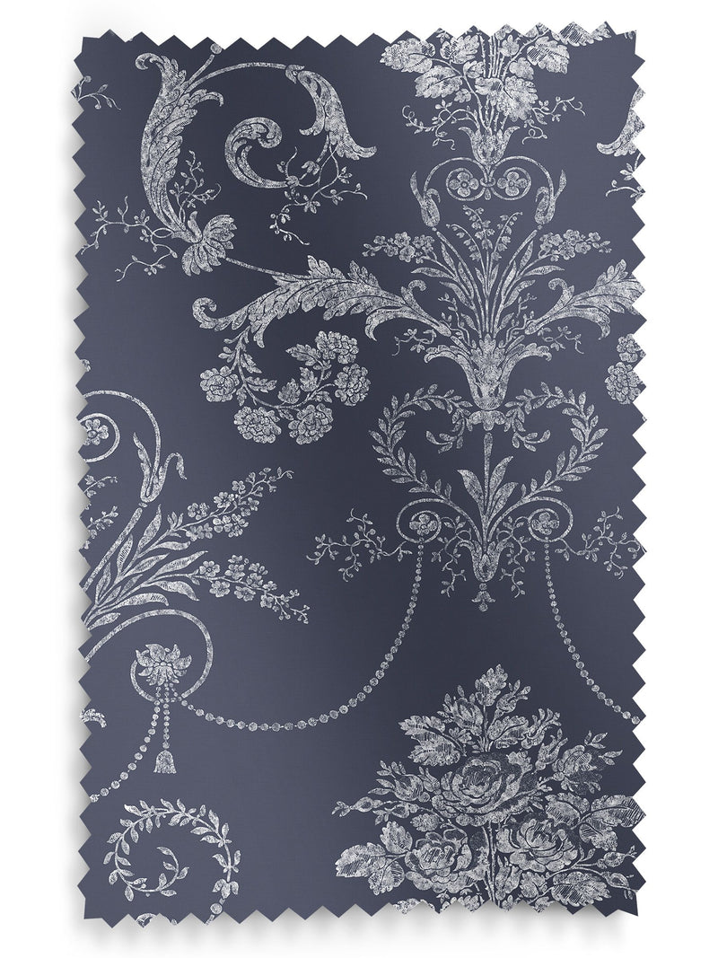Laura Ashley Blue Josette made to measure curtains, UK version