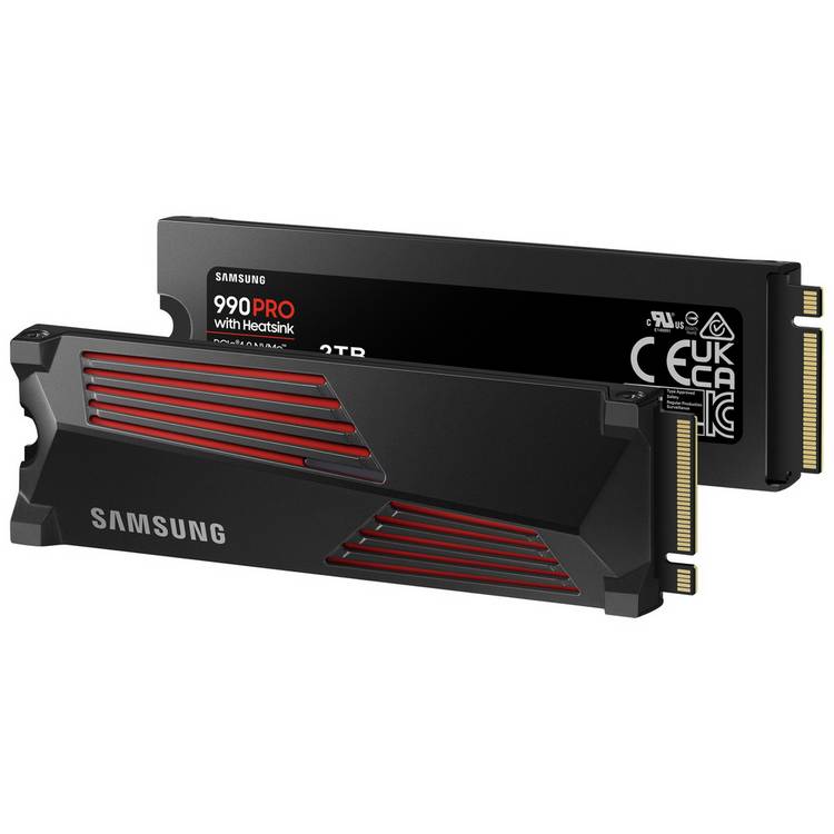 Samsung 990 PRO Heatsink 2TB SSD, UK version