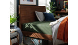 Argos Habitat Cotton Rich 180 TC Plain Green Fitted Bed Sheet Double- Buy online at McGrocer