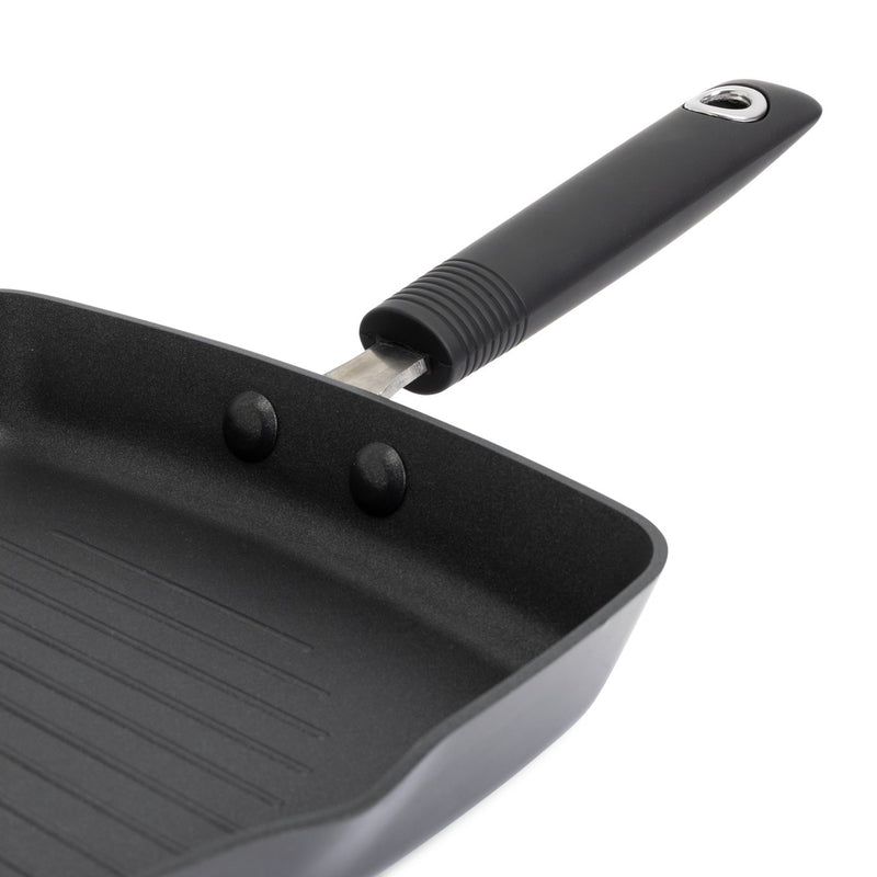 Habitat 24cm black non-stick aluminium griddle pan, UK version