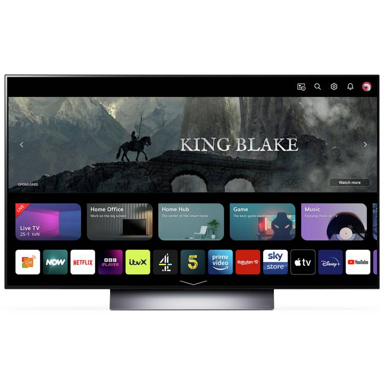 LG C3 48-inch OLED TV, UK version