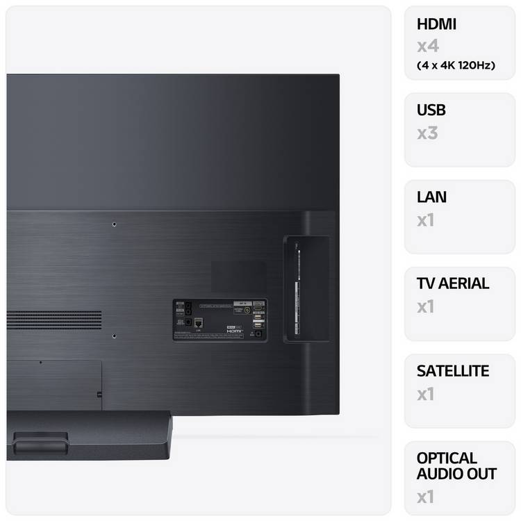 LG C3 48-inch OLED TV, UK version