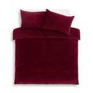 Habitat berry fleece duvet set for double bed, UK version