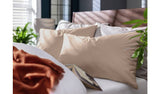 Argos Habitat Cotton Rich 180 TC Standard Pillowcase Pair Taupe Pillow Cases- Buy online at McGrocer