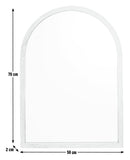 Habitat Mango Wood Arch Wall Mirror 70x50cm, UK version