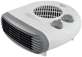 Bush 2kW flat fan heater with thermostatic control - British product