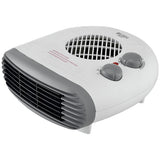 Bush 2kW flat fan heater with thermostatic control - British product