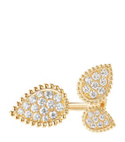 Boucheron Serpent Bohème three motifs ring yellow gold diamonds, UK version