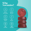 Novomins Focus strawberry gummies 60 count, imported from the UK