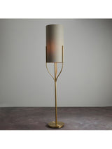 Next Gallery Home Brown Nanaimo Brass Floor Lamp- Buy online at McGrocer