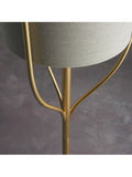 Gallery Home Nanaimo brass floor lamp - British product