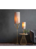 Gallery Home Nanaimo brass floor lamp - British product