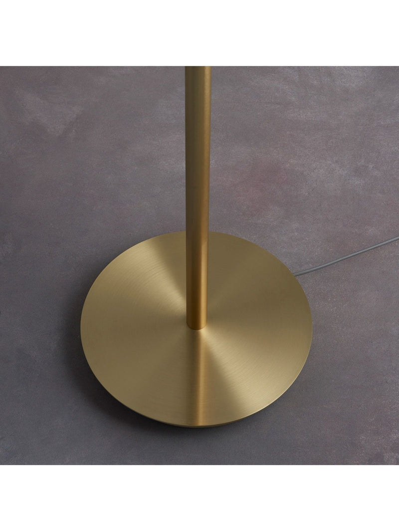 Gallery Home Nanaimo brass floor lamp - British product