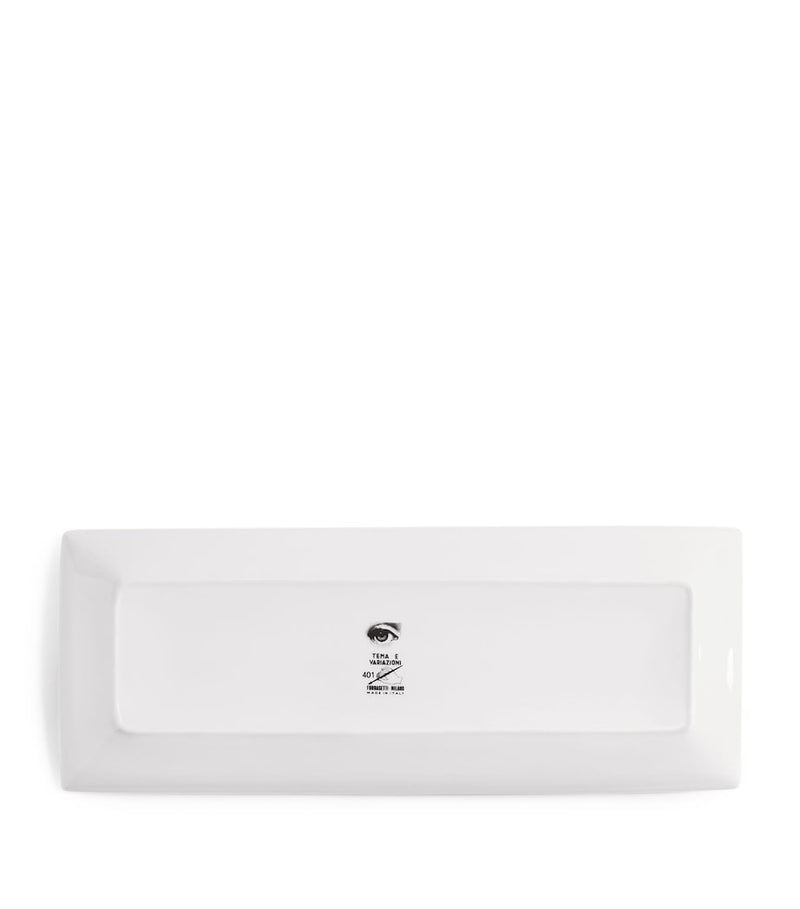 Fornasetti Tema e Variazioni porcelain tray - British product