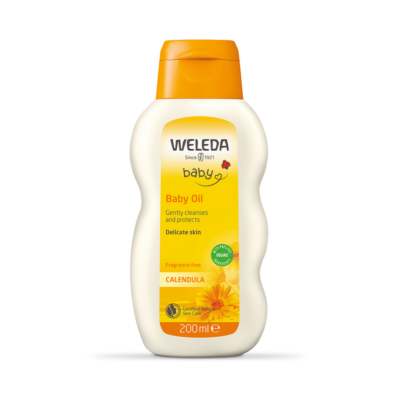 Weleda Calendula Baby Oil Fragrance Free 200ml - British product