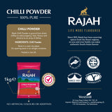 Rajah ground chilli powder 1kg - British product