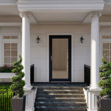 Costco UK Dortech Richmond Aluminium Front Door with Lever Handle - Black- Buy online at McGrocer