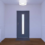 Dortech Patterdale aluminium front door with triple glazing (British brand)