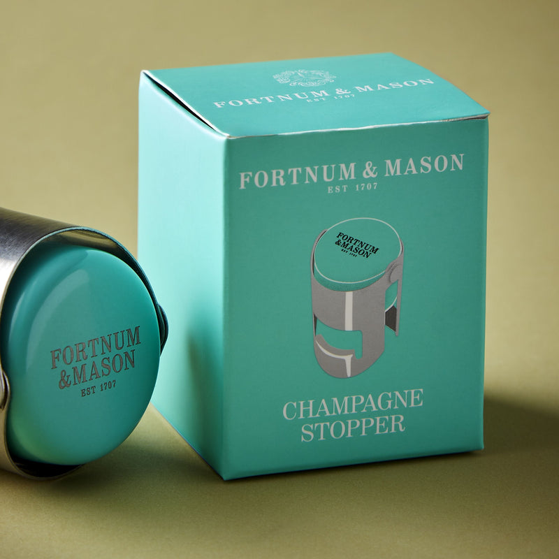 Fortnum's champagne stopper for keeping bottles fizzy, imported from the UK
