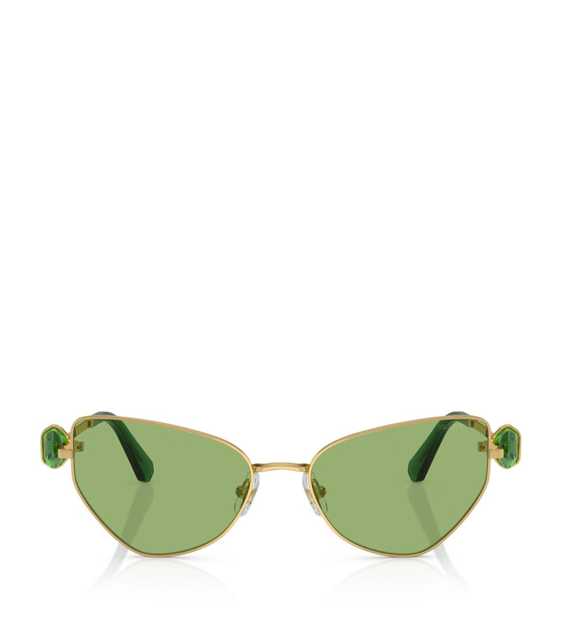 Swarovski cat-eye sunglasses crystal embellished - British product