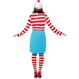 Smiffys Where's Wally Wenda costume, imported from the UK