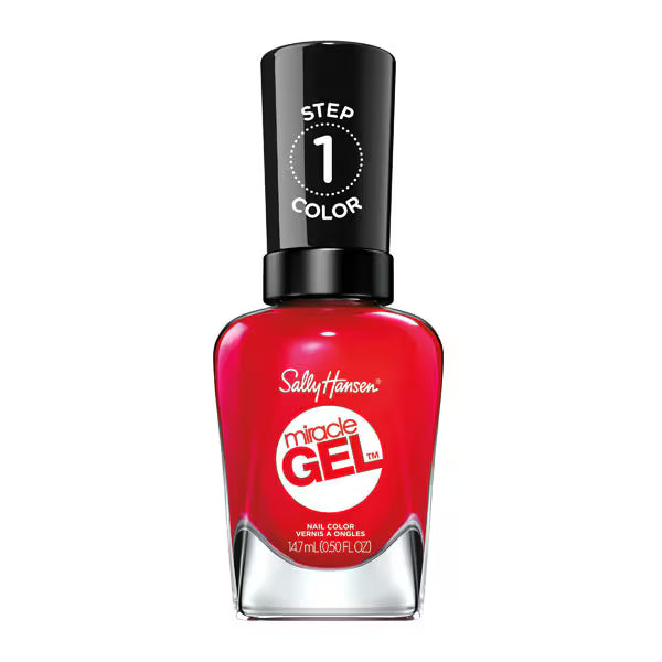 Sally Hansen Nail Polish Miracle Gel Red Eye, imported from the UK