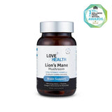 Superdrug Love Health Brain Support Lion's Mane Mushroom Capsules 500mg- Buy online at McGrocer