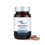 Love Health Lion's Mane brain support capsules 500mg - British product
