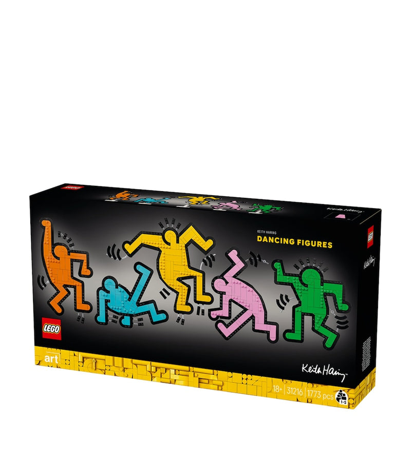 Lego Keith Haring Dancing Figurines building set with 1773 pieces, UK version