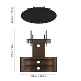 AVF TV stand for 65-inch TVs in 2 colours - British product