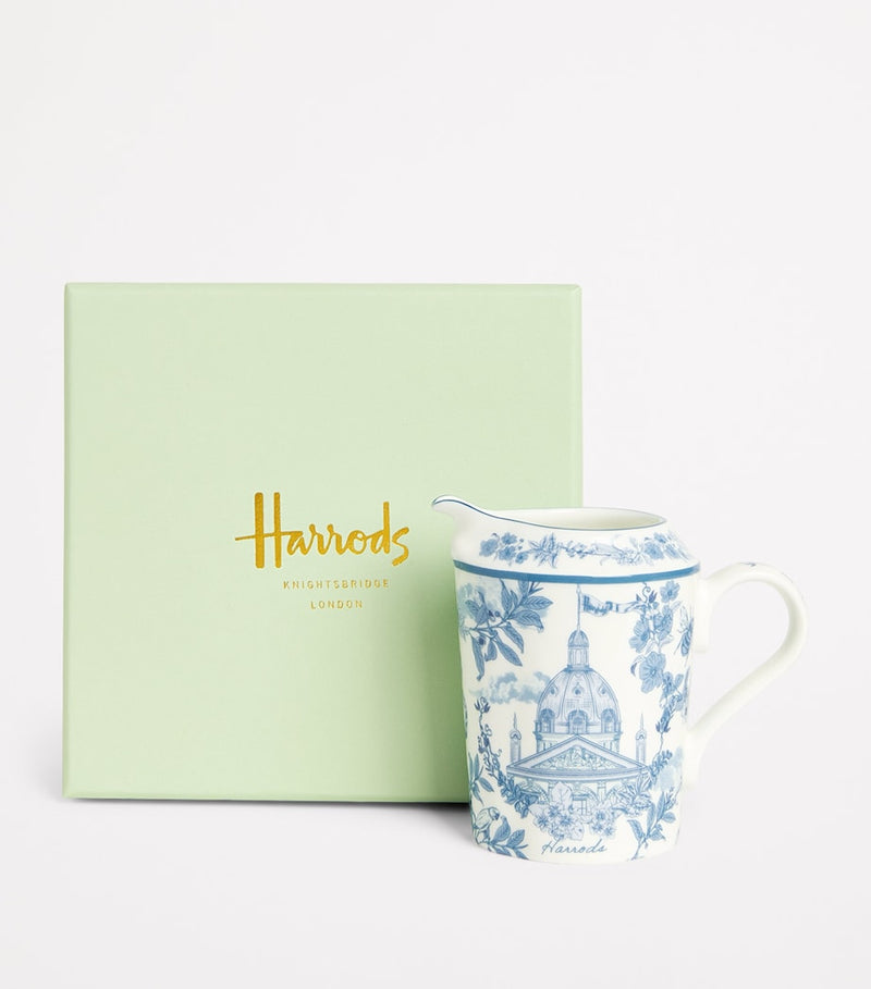 Harrods bone china toile creamer - British product