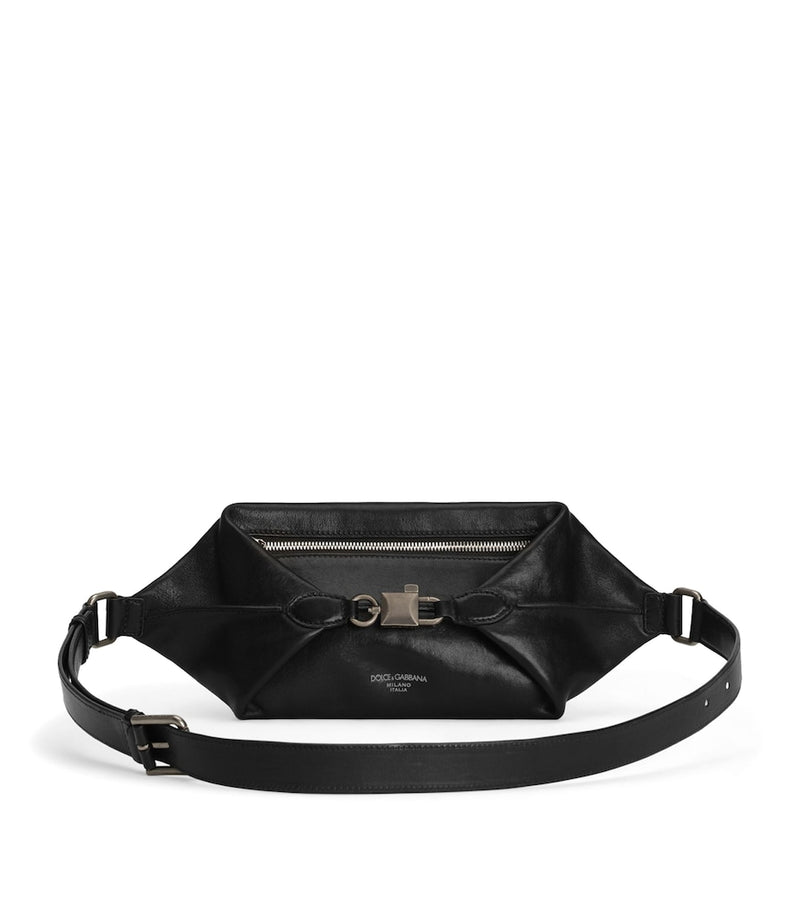 Dolce&Gabbana leather logo belt bag (British brand)