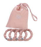 Gingerlily silk scrunchies set of 4 - British product