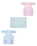 Highchair bib and messy mat in Pink, Blue or Green, UK version