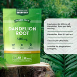 Nature's Truth Dandelion Root 500mg tablets 60 count - British product