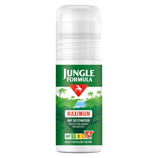 Jungle Formula Maximum Roll-on Insect Repellent 50ml Suncare & Travel Boots   