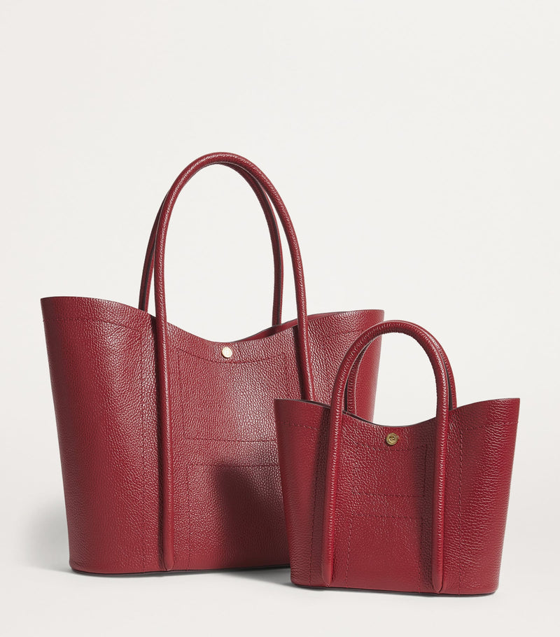 Harrods leather rope tote bag in Italian leather - British product