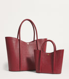 Harrods leather rope tote bag in Italian leather - British product