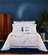 Harrods Yves Delorme Couture Abysses Oxford Pillowcase Pair Bedding (50cm x 75cm)- Buy online at McGrocer
