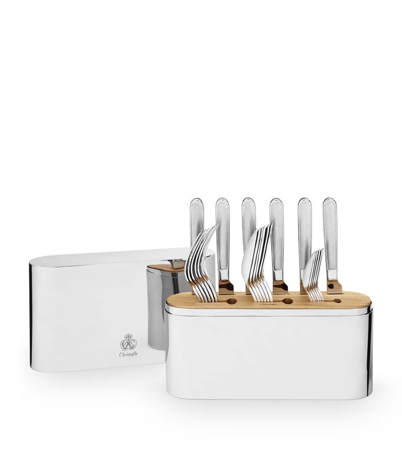 Christofle Concorde cutlery set 24-piece - British product