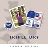 DNR Triple Dry Classic Antitranspirant Roll-On 50ml - Britisches Produkt