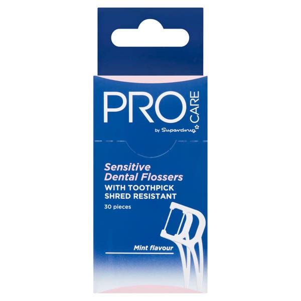 Superdrug ProCare Sensitive Mint Dental Tape Flosser x30 GOODS Superdrug