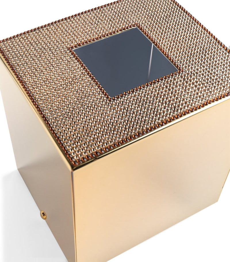 Embellished tissue box with zodiac design and Swarovski crystal lid (British brand)