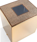 Embellished tissue box with zodiac design and Swarovski crystal lid (British brand)