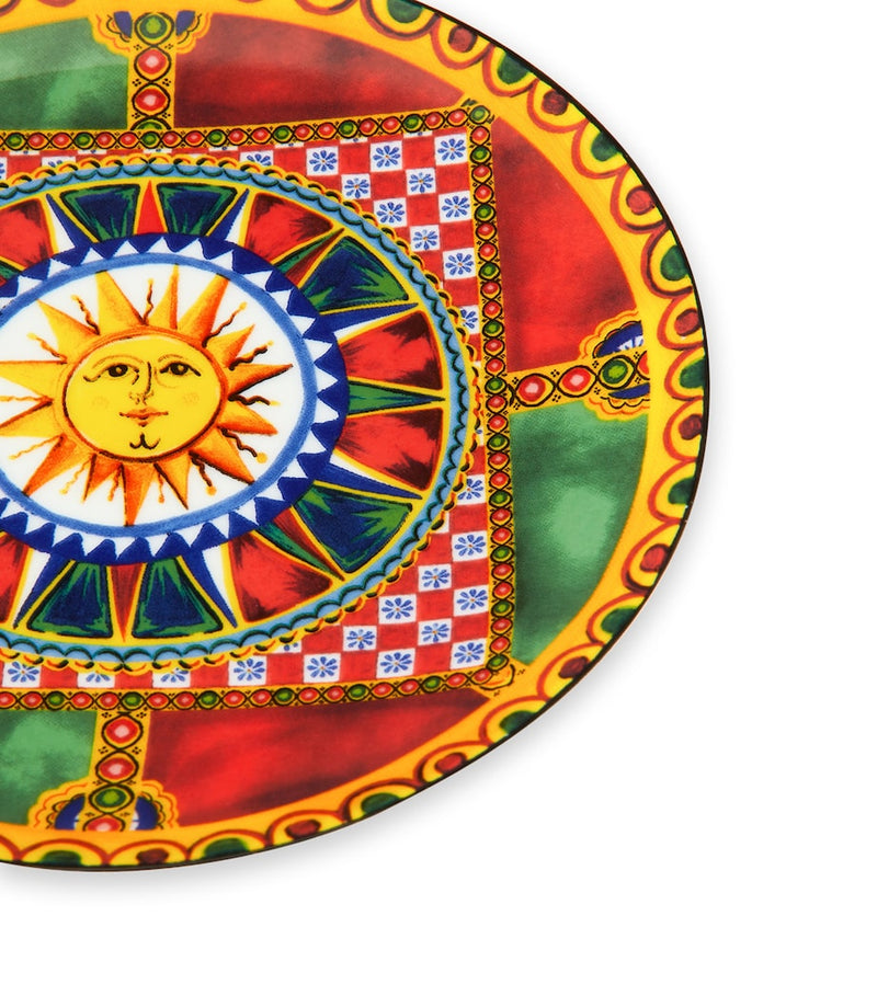 Dolce&Gabbana Casa Carretto Plates set of 2 17cm - British product