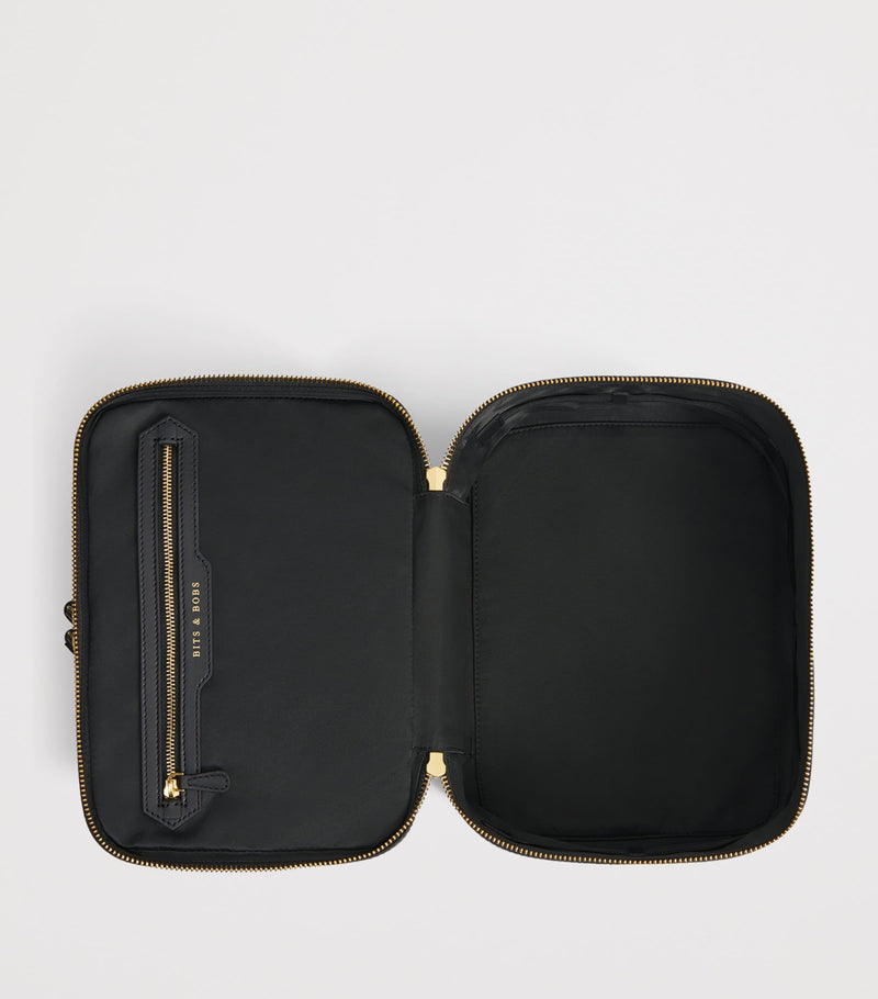 Anya Hindmarch Jacquard Logo Vanity Kit Bag - British product