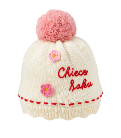 Harrods Miki House Chieco Saku Knitted Wool-Blend Hat- Buy online at McGrocer