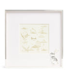 Harrods silver-tone photo frame with bunny embellishment, UK version