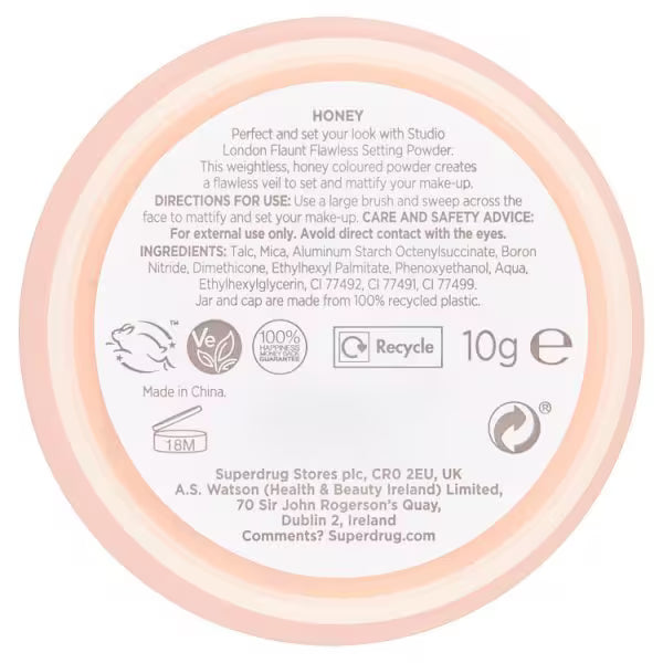 Studio London Setting Powder Warm Honey (British brand)