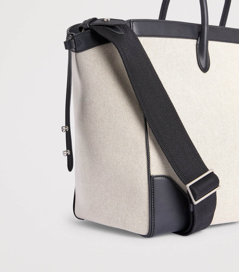 Dunhill Century 45 tote bag with leather trim, imported from the UK
